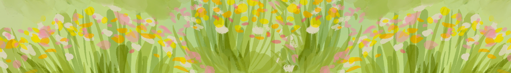 illustration of wildflowers growing